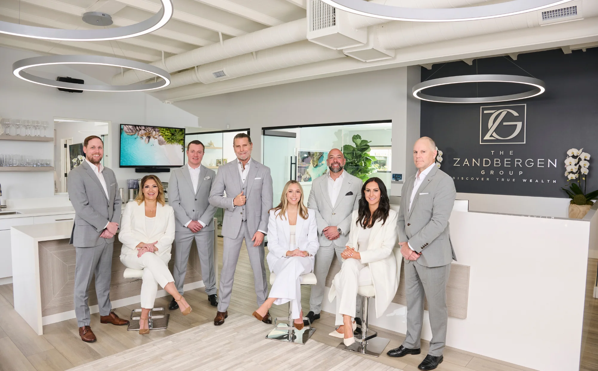 The Zandbergen Group team in their Laguna Beach office